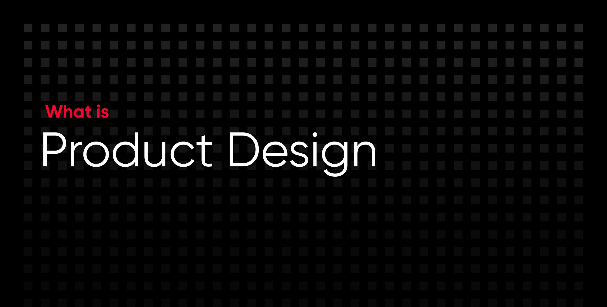 Product Design - Agency 99 - Cover